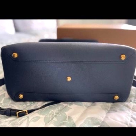 Burberry Bags Burberry Derby Camberley Ink Blue Leather Shoulder